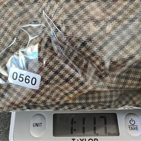 Burberry Men's Plaid 10% Wool Brown Suit Blazer Classic Old money Academia 42 SH - Picture 15 of 15